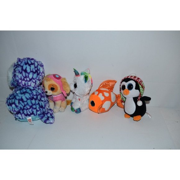 Ty Beanie Boo’s Pixy Unicorn Oscar owl paw patrol Skye Sami Penelope - Picture 5 of 6